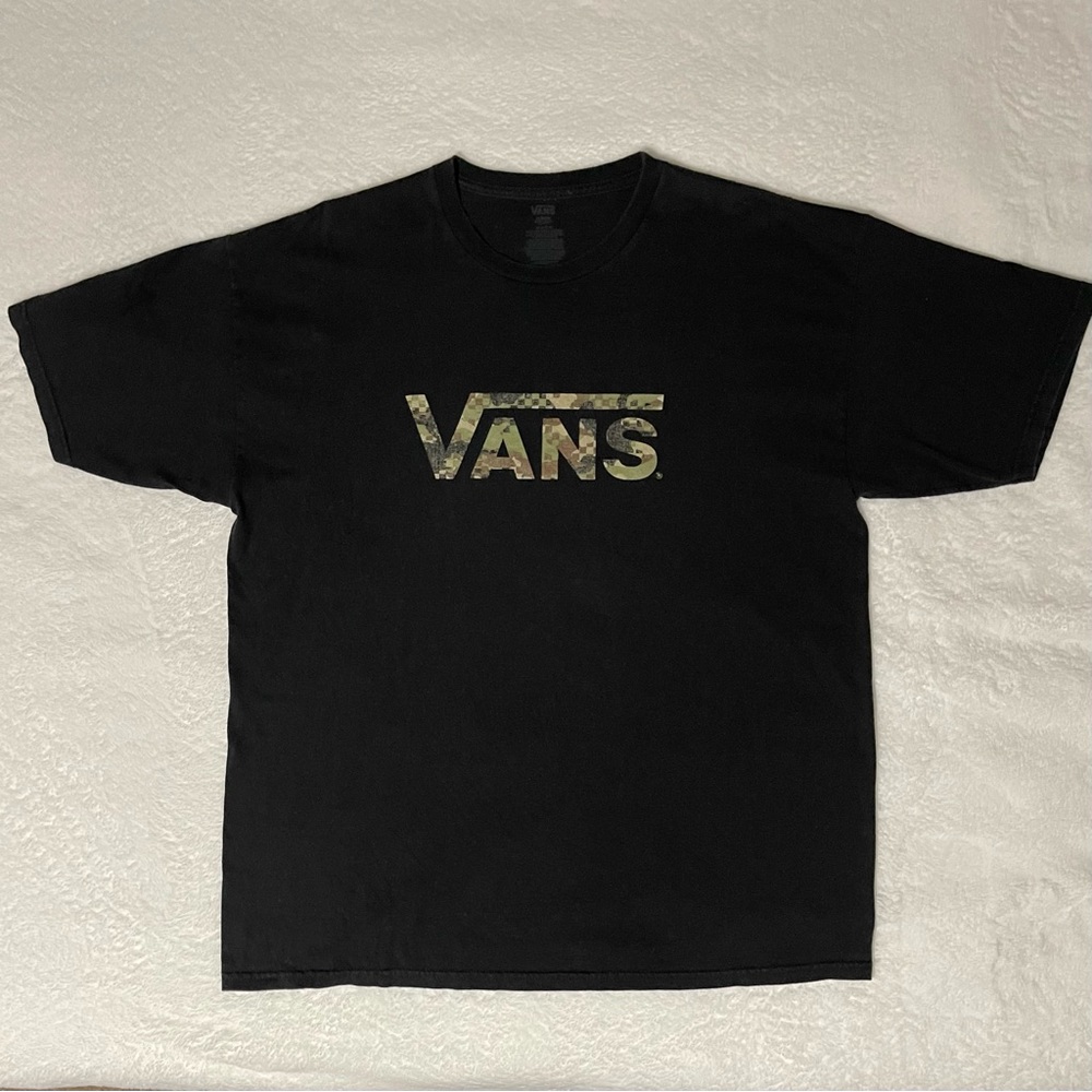 Vans Camo Logo Shirt XL